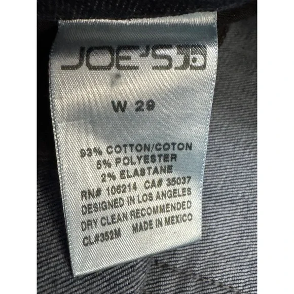 Joe's Jeans Jessica Flare Dark Wash Denim Women's Size 29 Western Boho Y2K - Picture 6 of 8